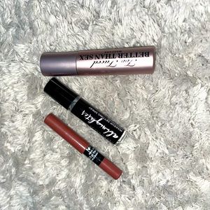 Too faced better than sex urban decay all mighter and makeupforever lip liner ma